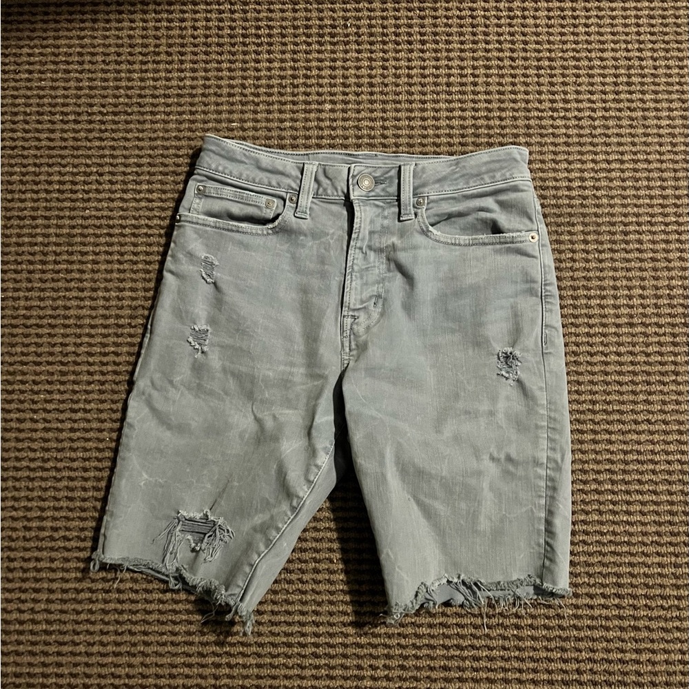 American Eagle Outfitters Gray Jean Shorts